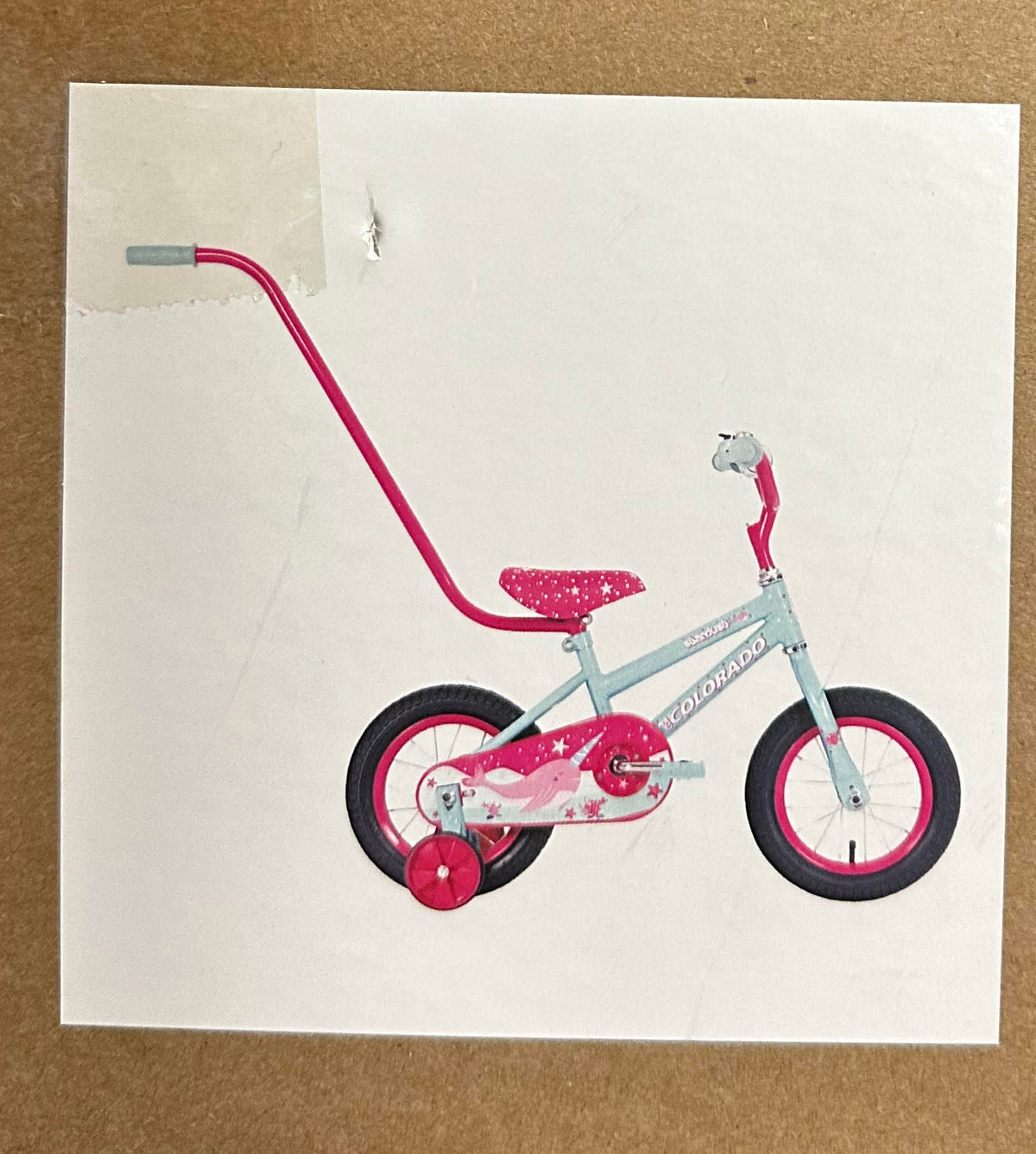 Bike 12inch/30cm with Handle - Colorado STARDUST