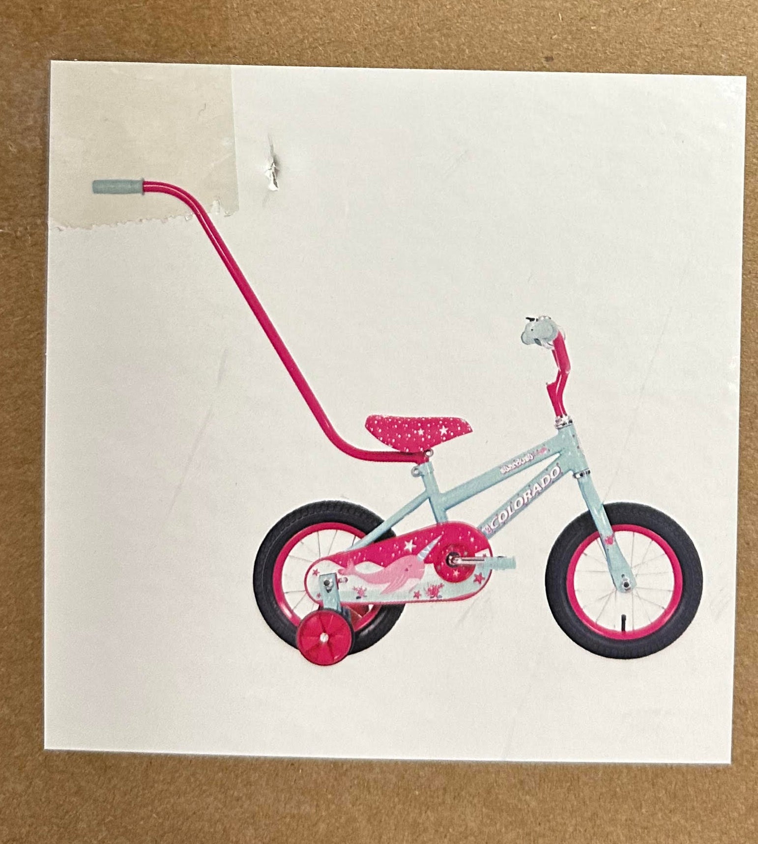 Bike 12inch/30cm with Handle - Colorado STARDUST