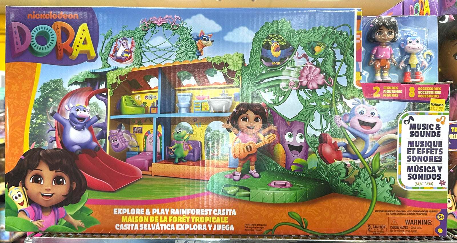 Dora the Explorer Musical Casita Playset - Req 2 AAA Batteries