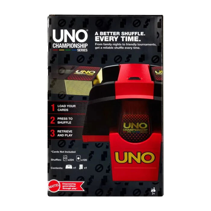 Uno Championship Series Card Shuffler req 4 x C batteries
