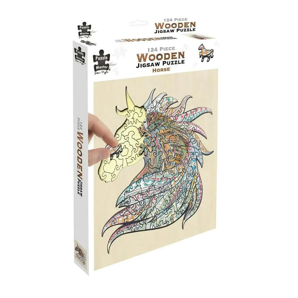 Puzzle Master Wooden Jigsaw 124pc Horse