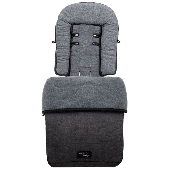 Valco Baby Snug Footmuff Charcoal