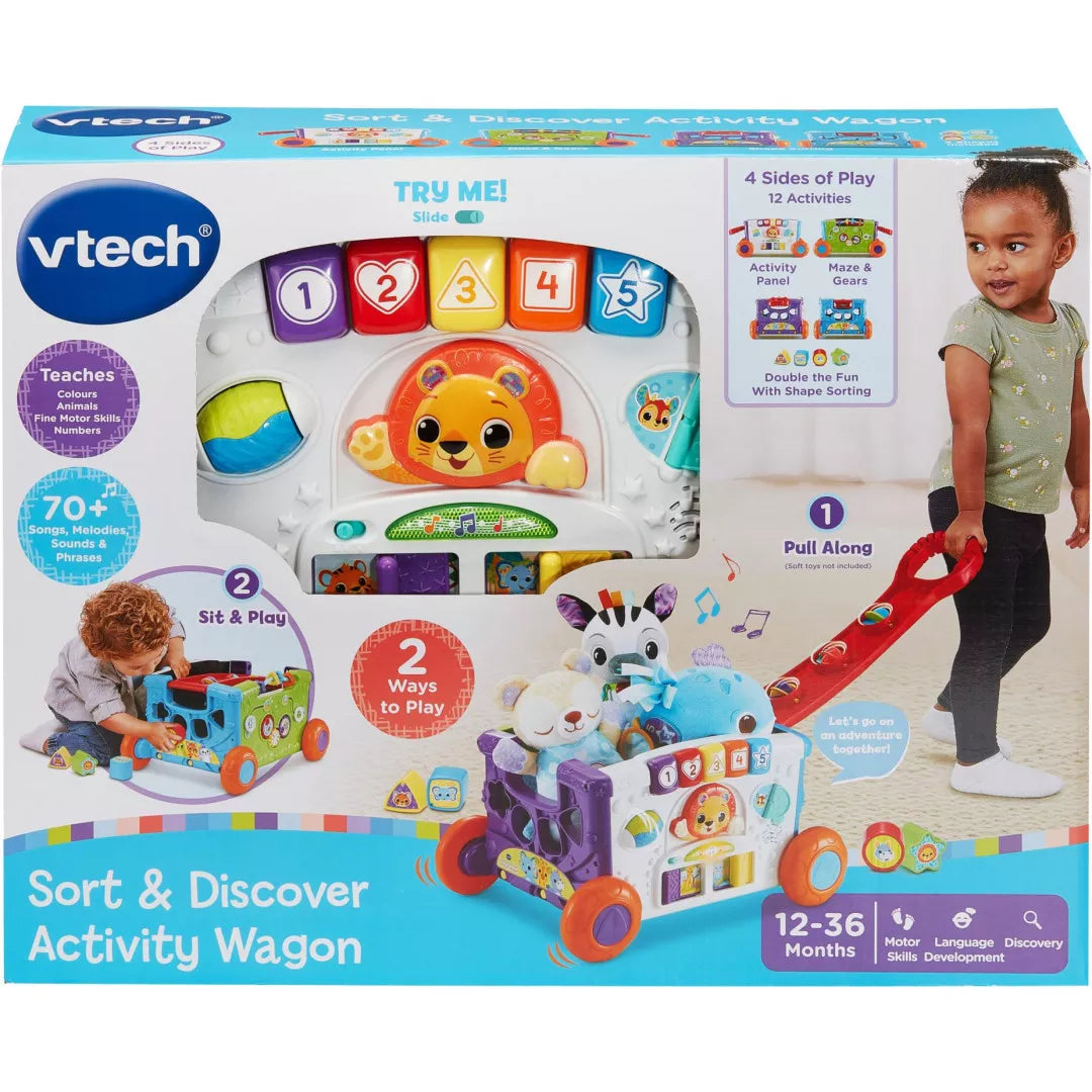 Vtech Sort &amp; Discover Pull &amp; Learn Activity Wagon