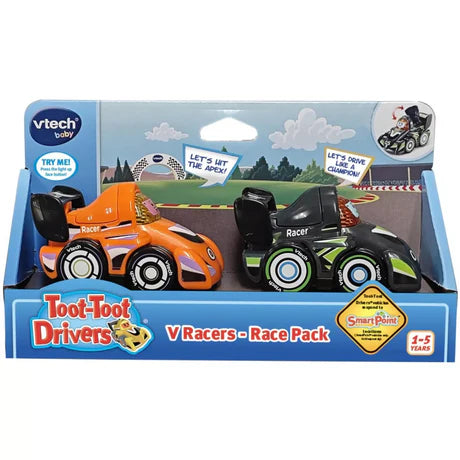 Vtech Toot Toot Drivers V Racers - Race Pack Orange / Black