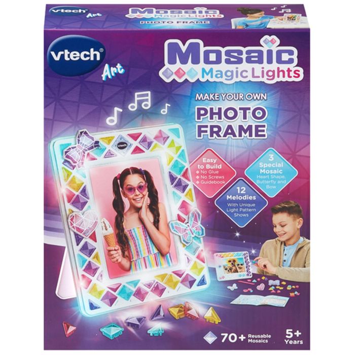 Vtech Mosaic Magic Lights Make Your Own Photo Frame (req 3 AA batt)