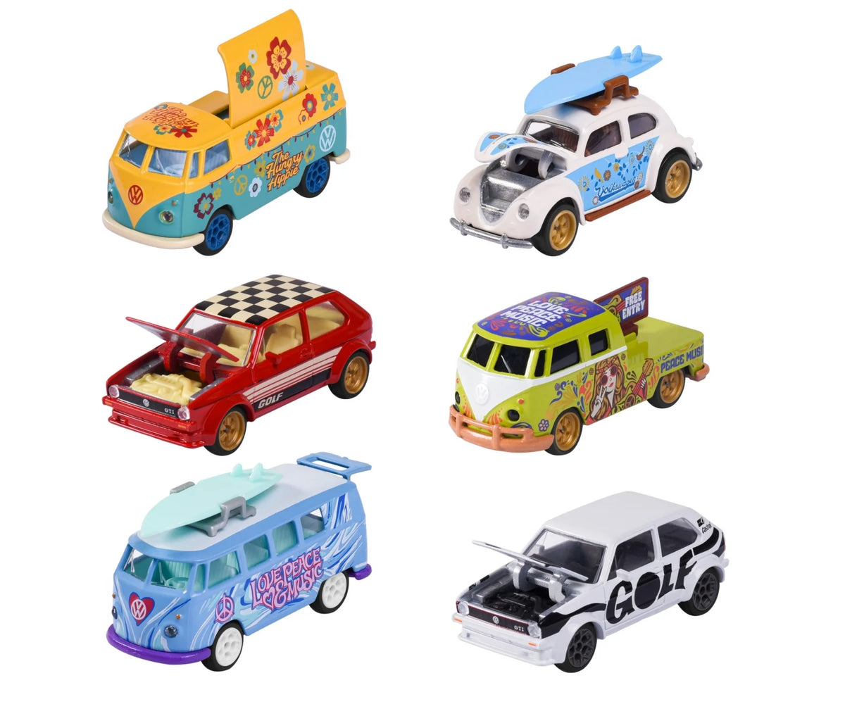 Majorette Volkswagen The Originals Deluxe Cars Assorted