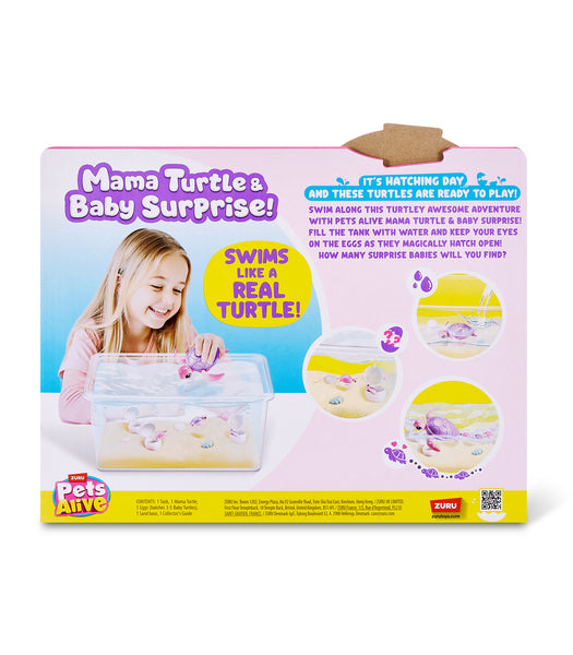 Zuru Pets Alive Mama Turtle &amp; Baby Surprise