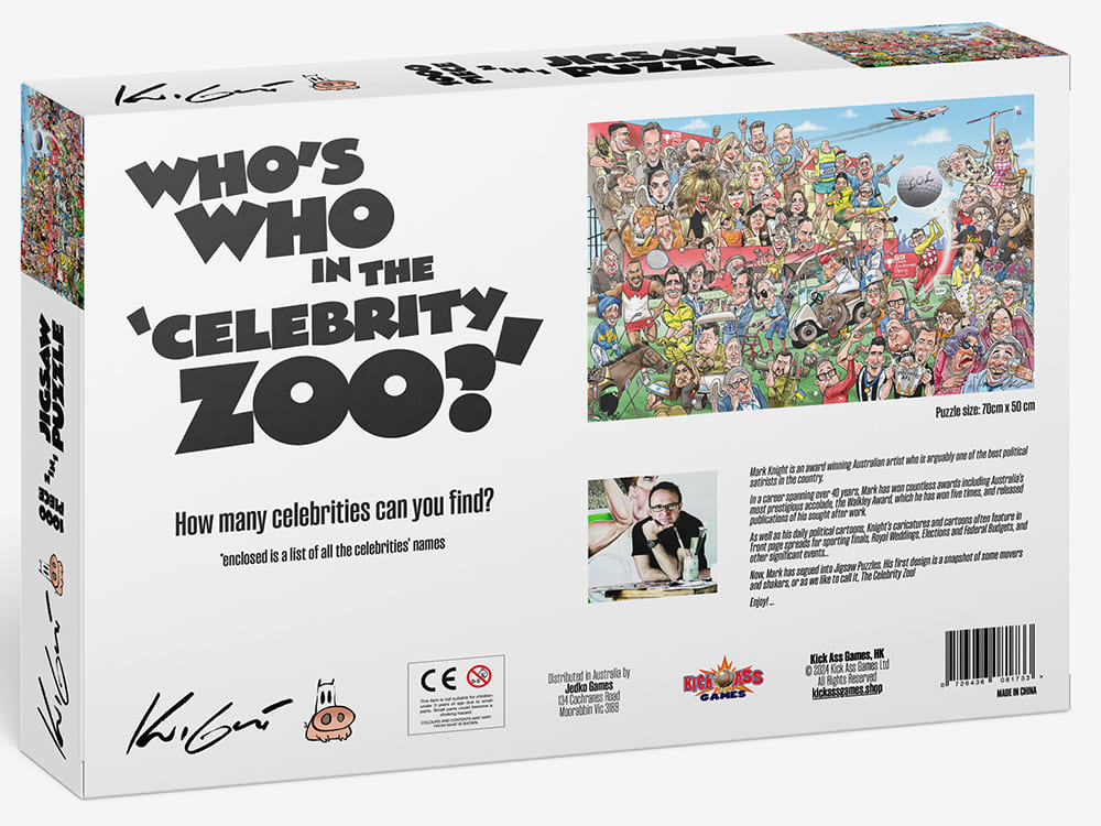 Who&#39;s Who In The Celebrity Zoo? 1000pc Jigsaw Puzzle