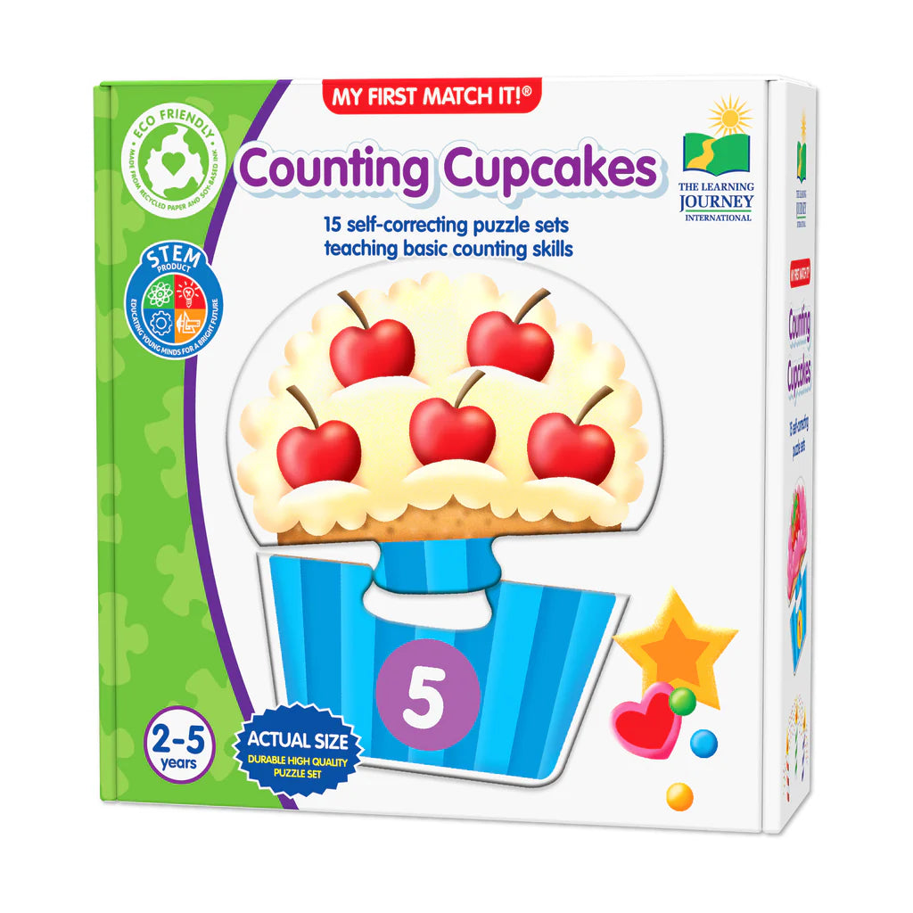 My First Match It Puzzle - Counting Cupcakes