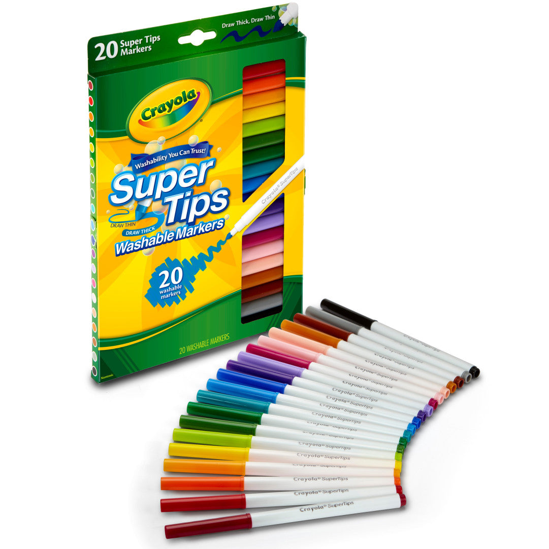 Crayola 20pk Super Tips Washable Markers