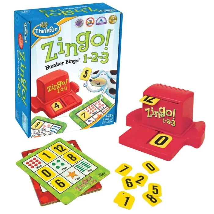 Thinkfun Zingo Number Bingo 123 Game