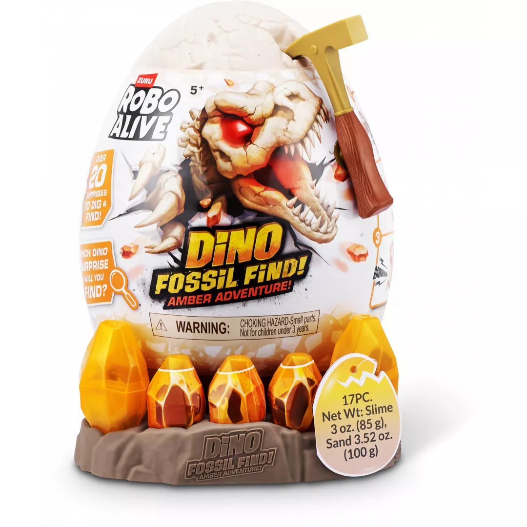 Zuru Robo Alive Light Up Dino Fossil Find