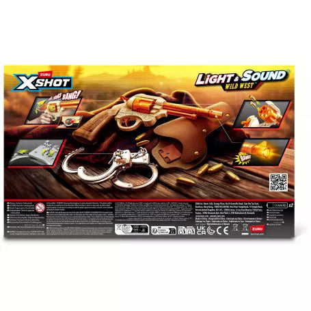 Zuru XShot Cowboy Set Wild West Son &amp; Lumier batteries included