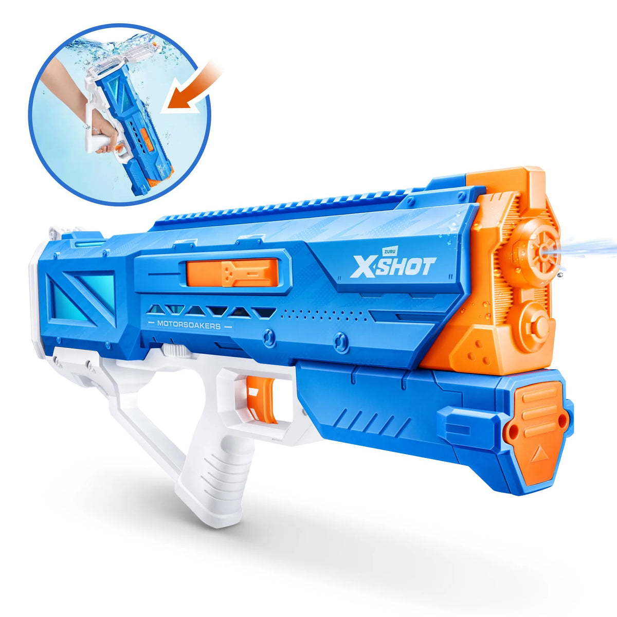 Zuru XSHOT Fast Fill Motor Soakers Hydra Pulse USB Charge