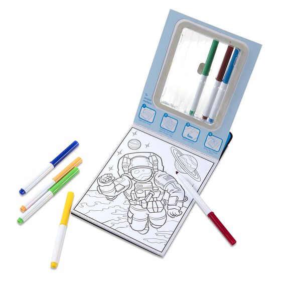 M&amp;D 30310 On The Go Adventure Colouring Pad - Magic pattern