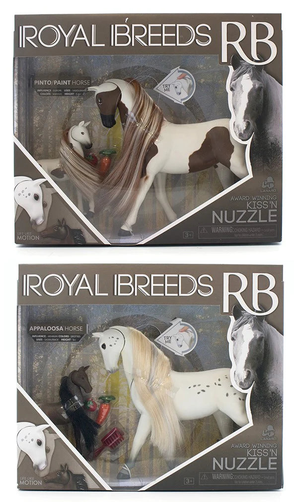 Royal Breeds Kiss N Nuzzle Horse &amp; Foal Set Asstd