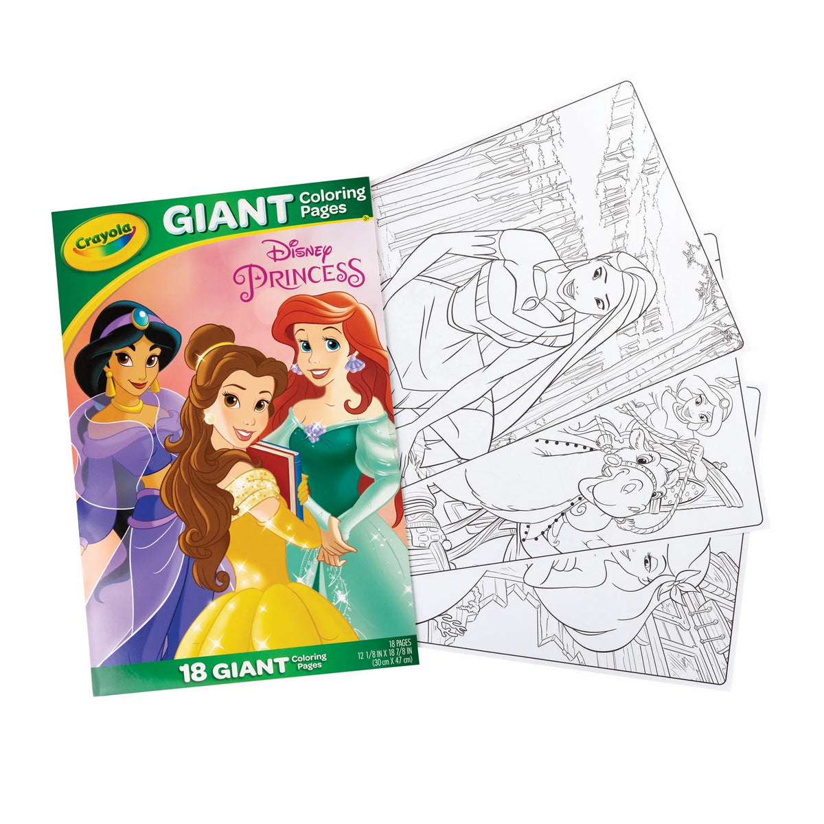 Crayola Giant Colouring Pages Disney Princess