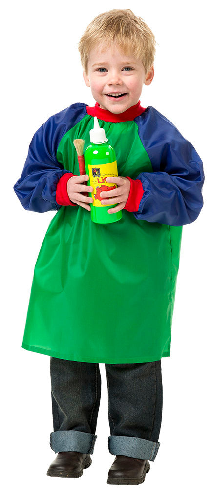 Art Smock 5-8yrs Green/Blue