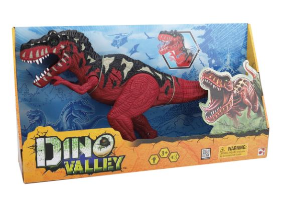Dino Valley Light &amp; Sound T Rex Action Playset incl 3 x LR44 demo batteries
