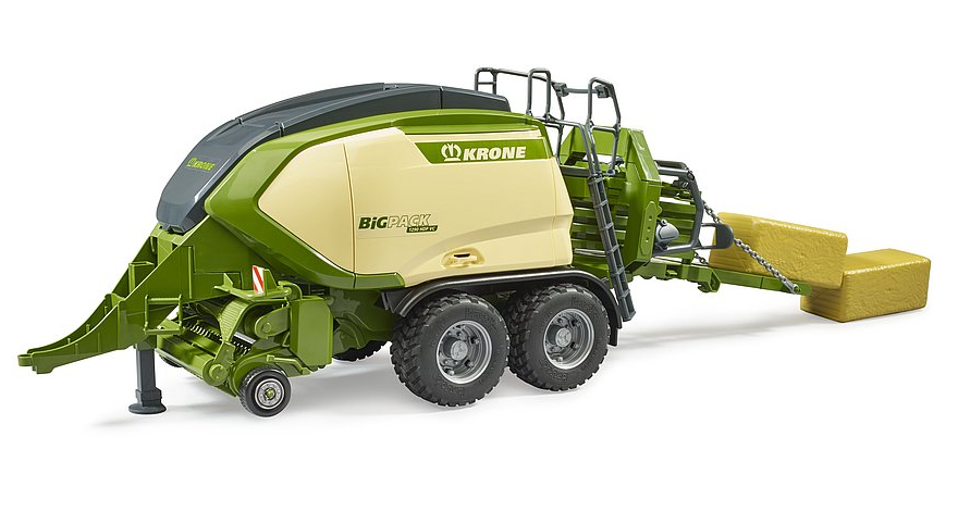 Bruder 02033 1/16 Krone Big Pack 1290 HDP VC Baler with 2 Block Bales