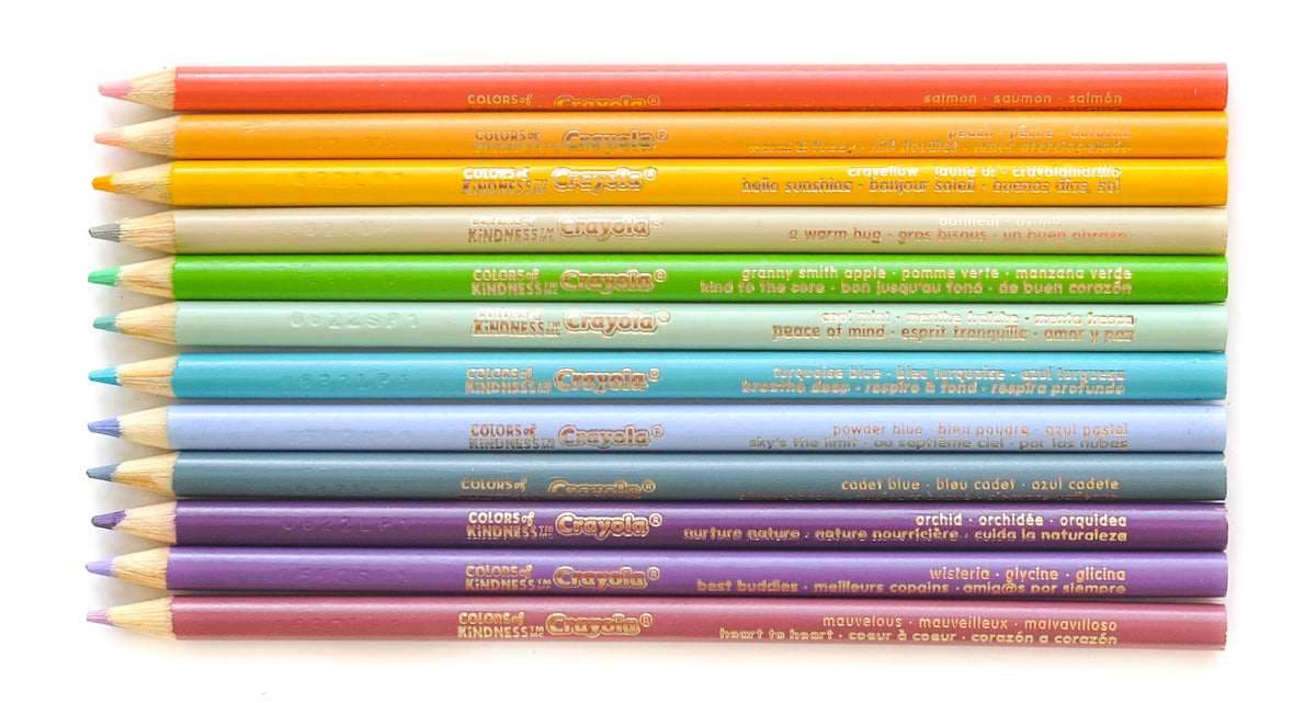 Crayola Colour Of Kindness Coloured Pencils 12 Pack