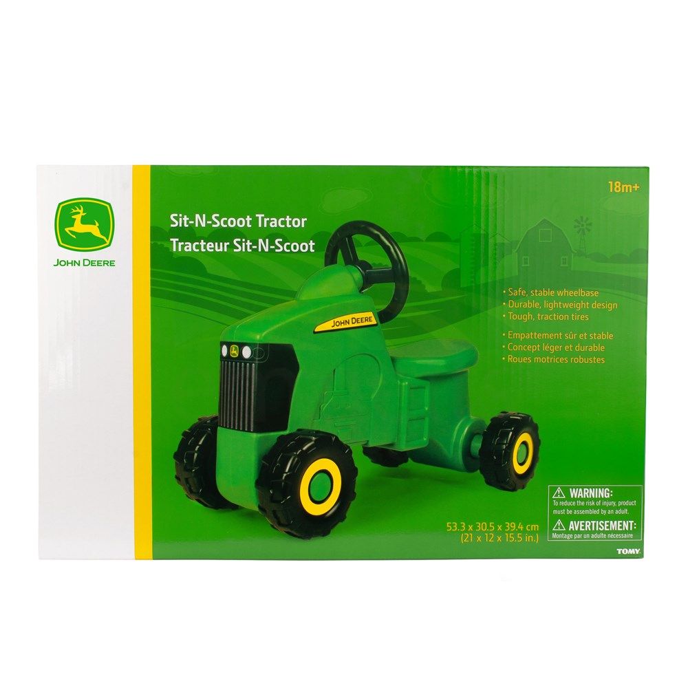 John Deere Sit & Scoot Foot To Floor Tractor Ride On