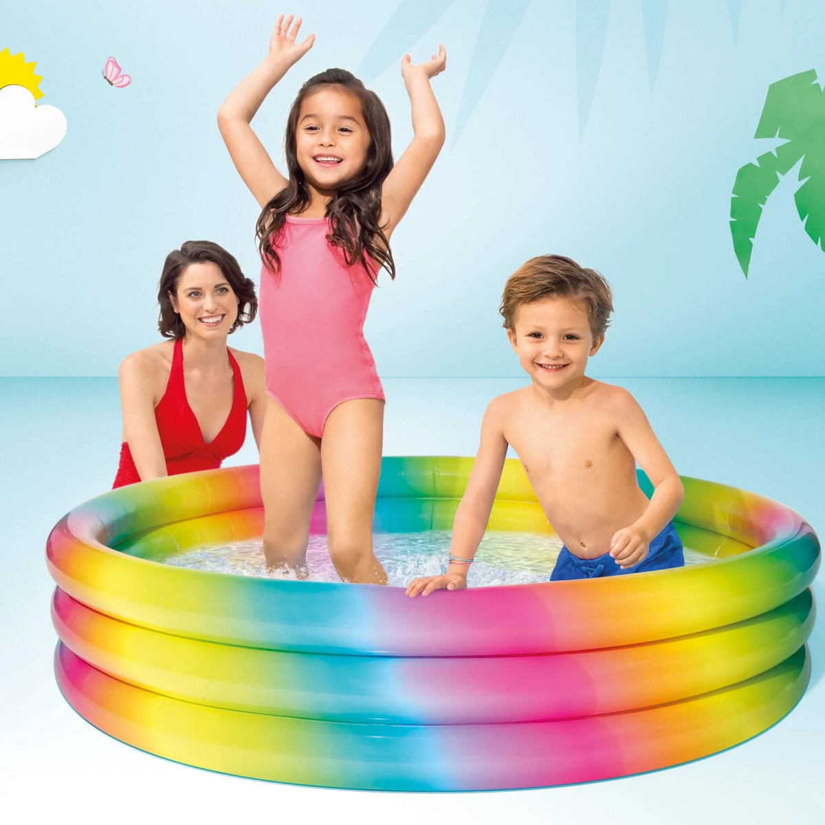 Intex Rainbow Ombre Pool 1.47m x 33cm