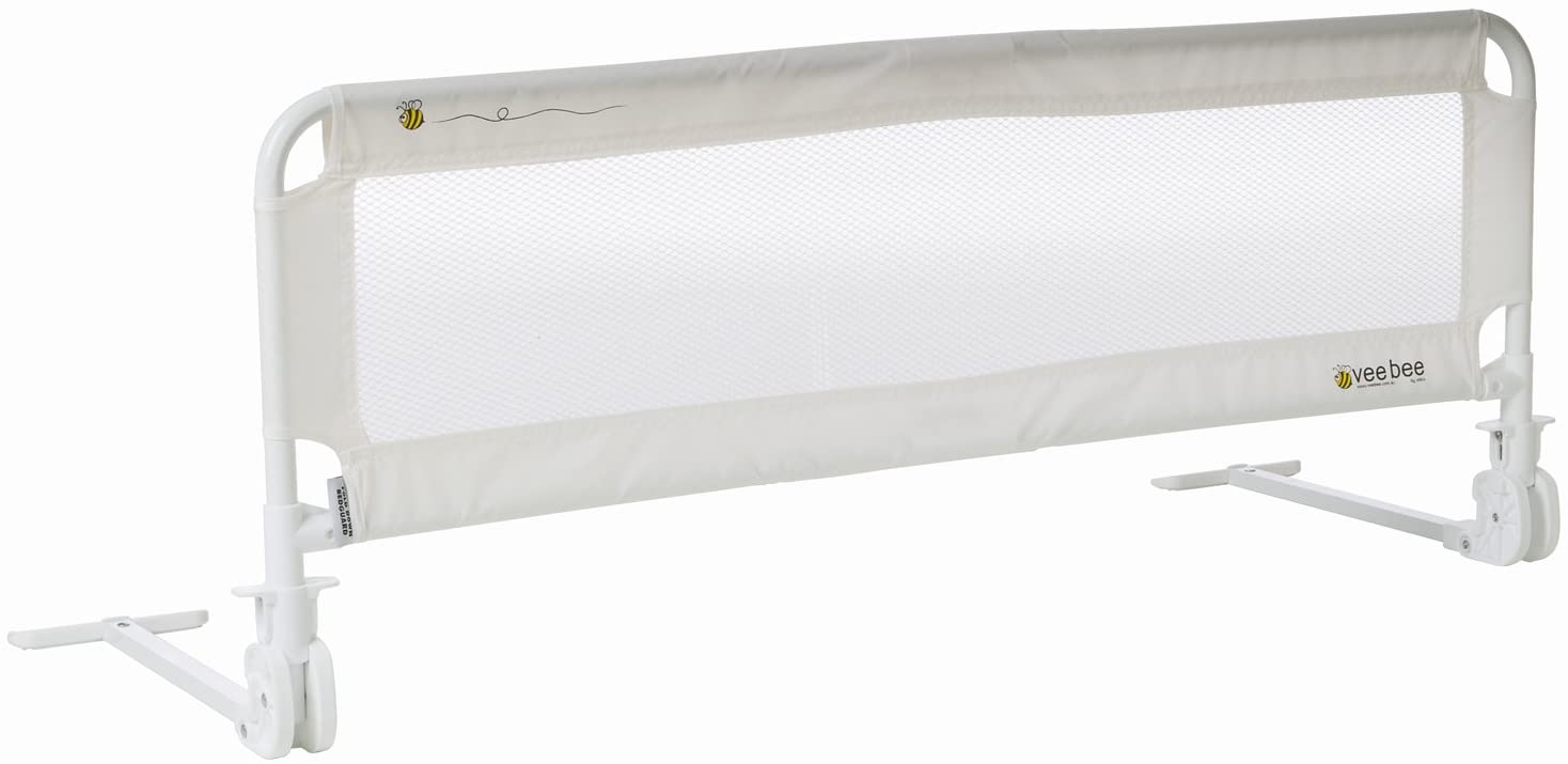 Vee Bee Fold Down Bedguard / Bed rail White
