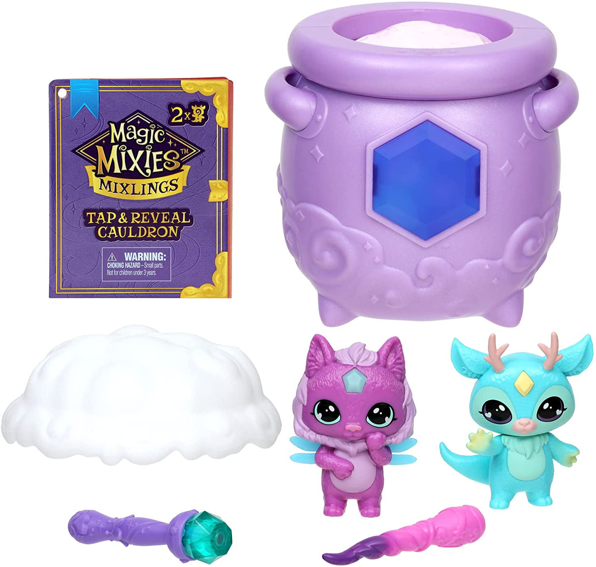 Magic Mixies Mixlings Tap &amp; Reveal Cauldron Asstd