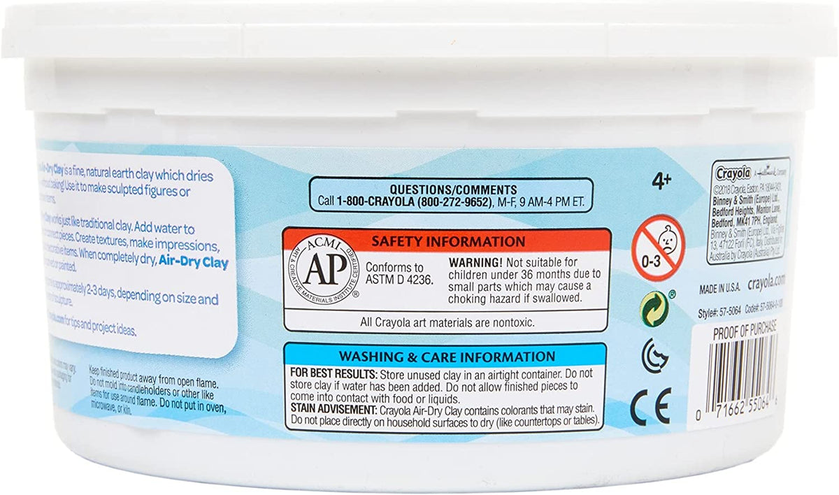 Crayola 1.13kg Air Dry Clay - Terracotta (2.5lb)