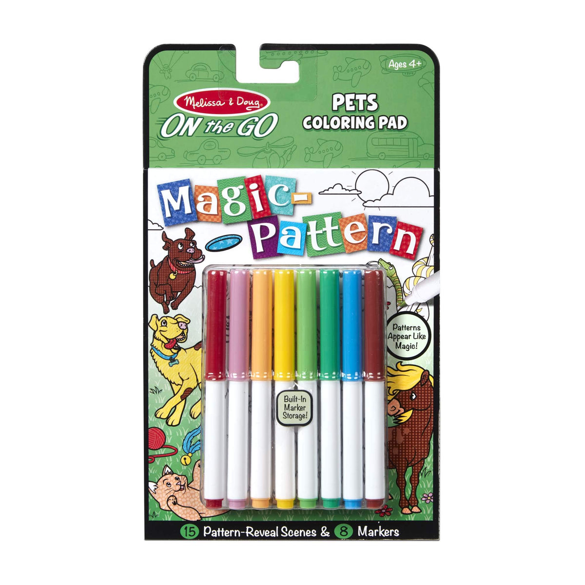 M&amp;D 30311 On The Go Pets Colouring Pad