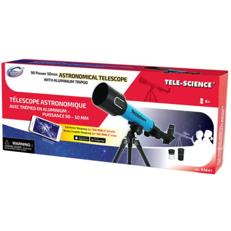 90 Power 50mm Astronomical Telescope