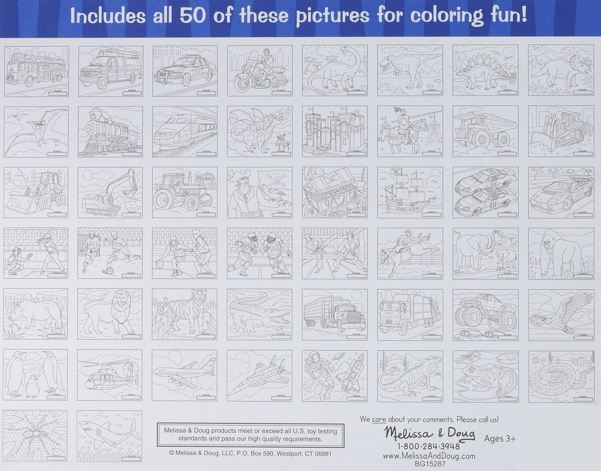 M&amp;D 4226 Jumbo Colouring Pad Multi Theme