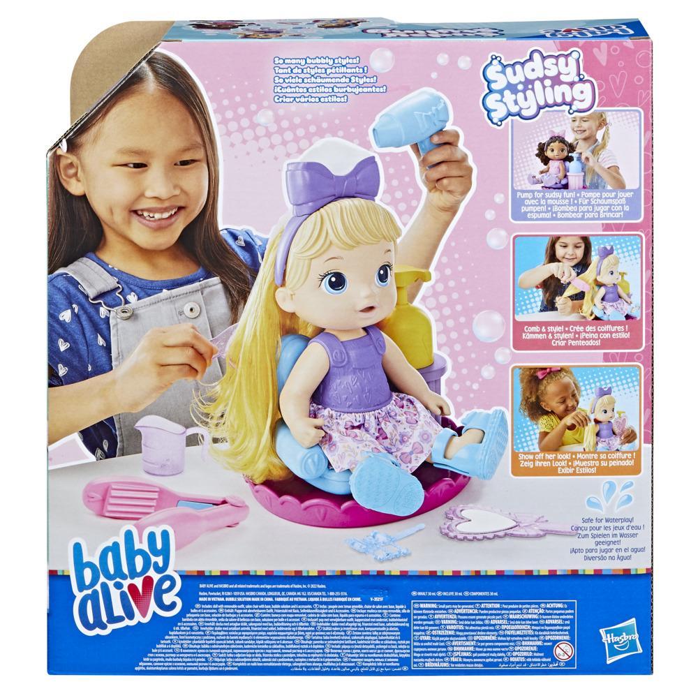 Baby Alive Sudsy Styling Blonde Hair Baby