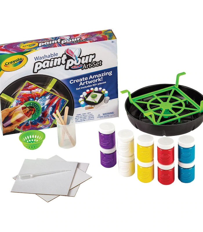 Crayola Washable Paint Pour Art Set