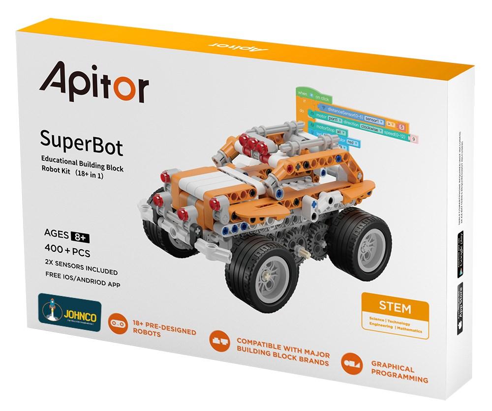Apitor SuperBot requires 3 x AA batteries