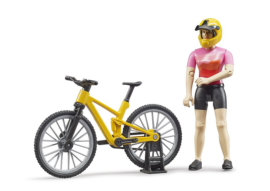 Bruder 63111 Mountain Bike with Cyclist