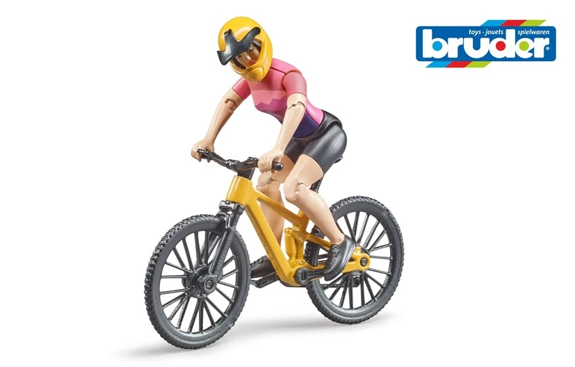 Bruder 63111 Mountain Bike with Cyclist