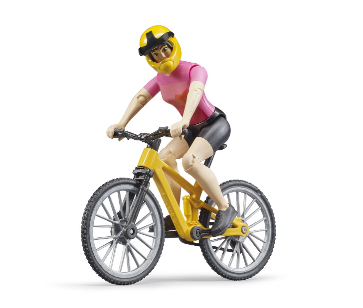Bruder 63111 Mountain Bike with Cyclist