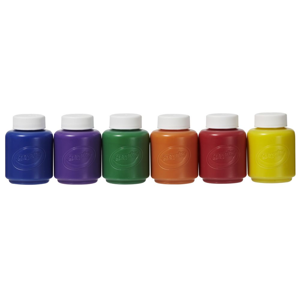Crayola Washable Kids Paint Pack Classic Colours 6 Pack