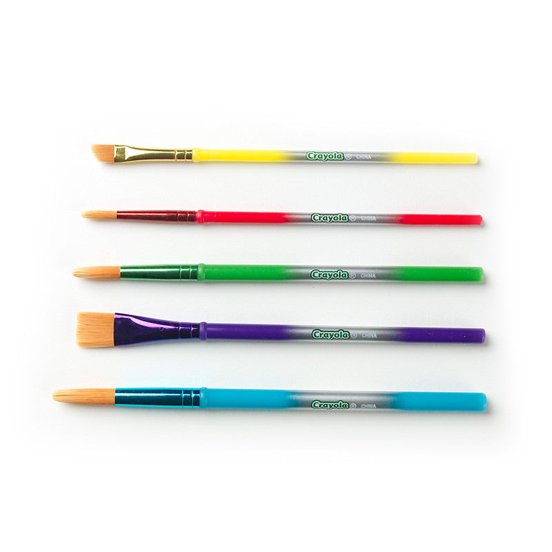 Crayola 5 Art &amp; Craft Brushes