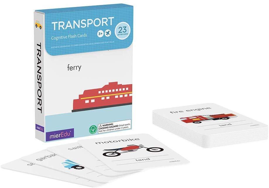 Flash Cards Mier Edu Cognitive - Transport