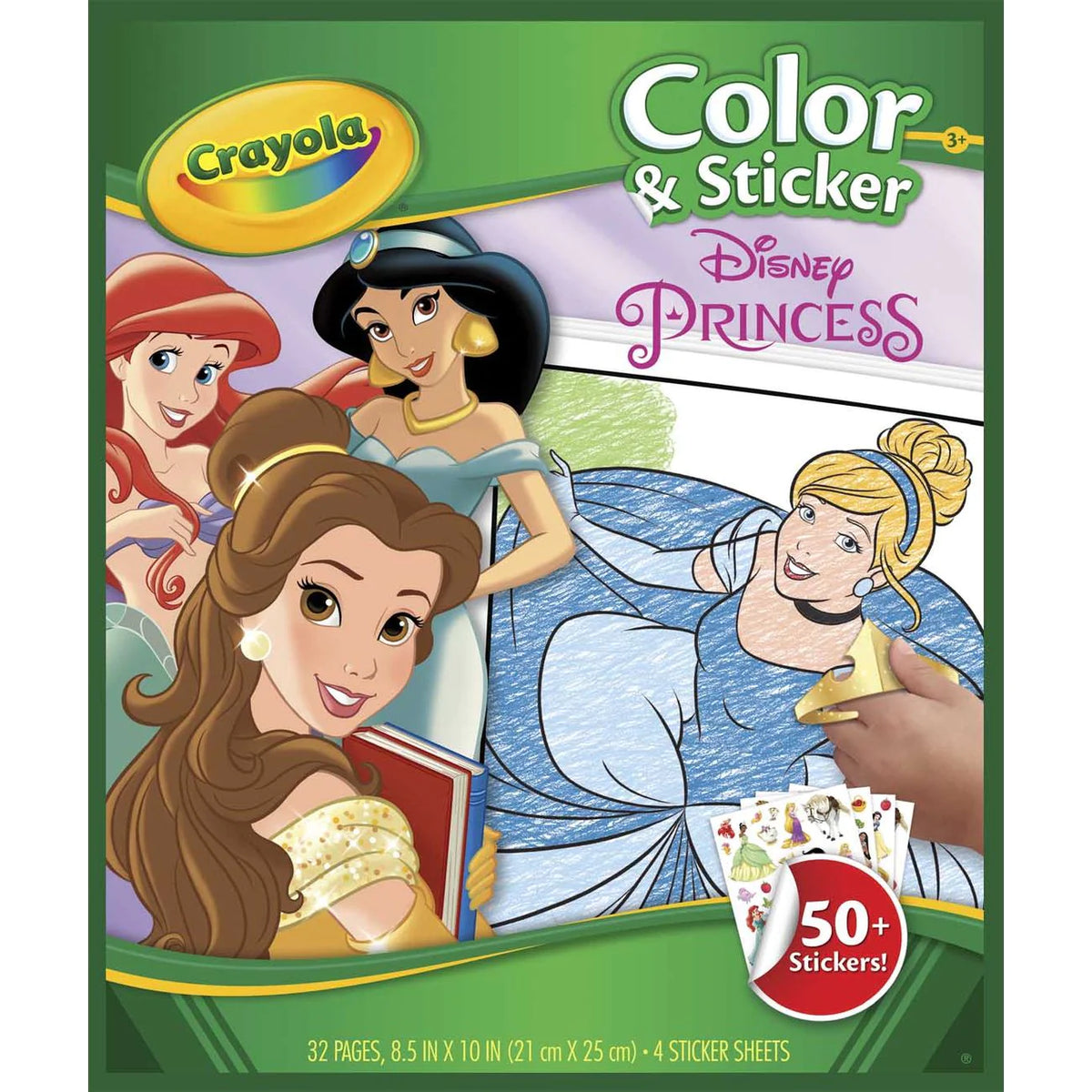 Crayola Colour &amp; Sticker Disney Princess