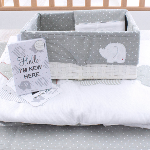 Bubba Blue Petite Elephant 6pc Nursery Set