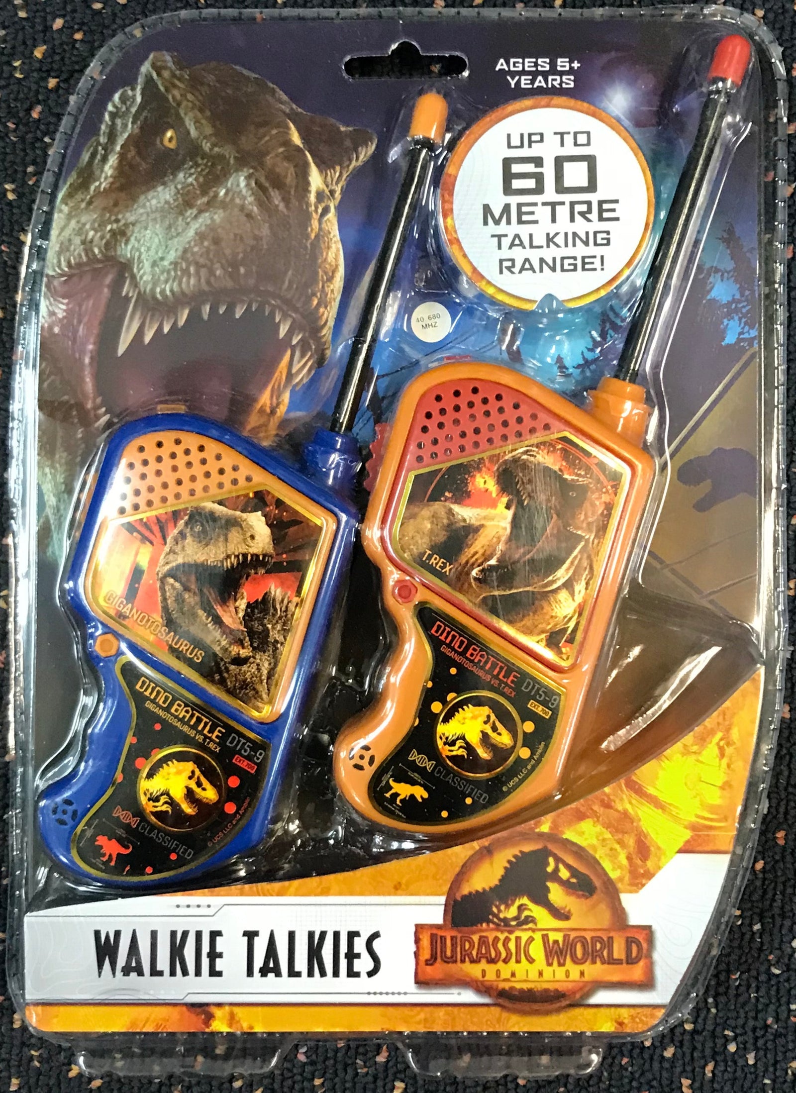 Walkie Talkie Jurassic World (req. 2 x 9v batteries)