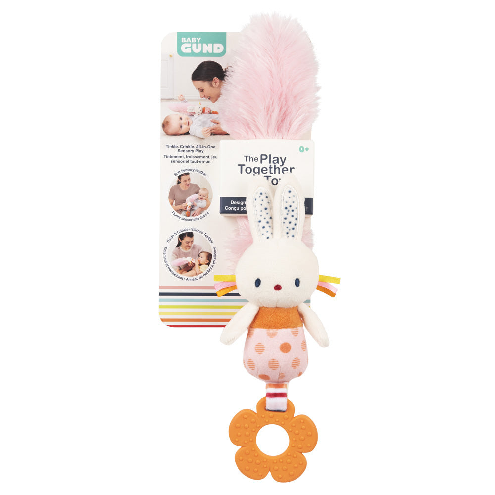 Gund Tinkle Crinkle Bunny Play Together Toy