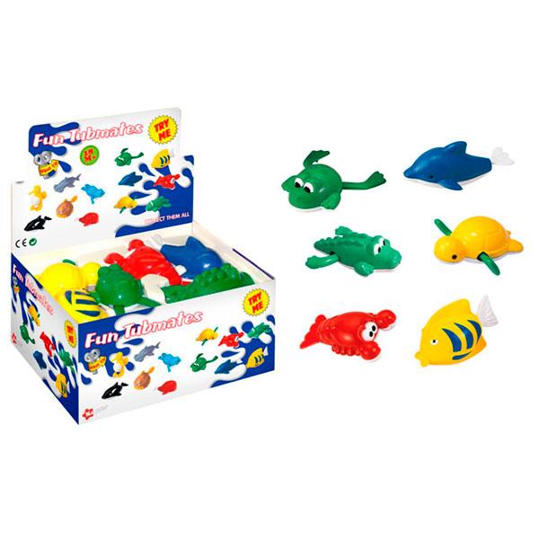 Wind Up Bath Swimming Animals Asst