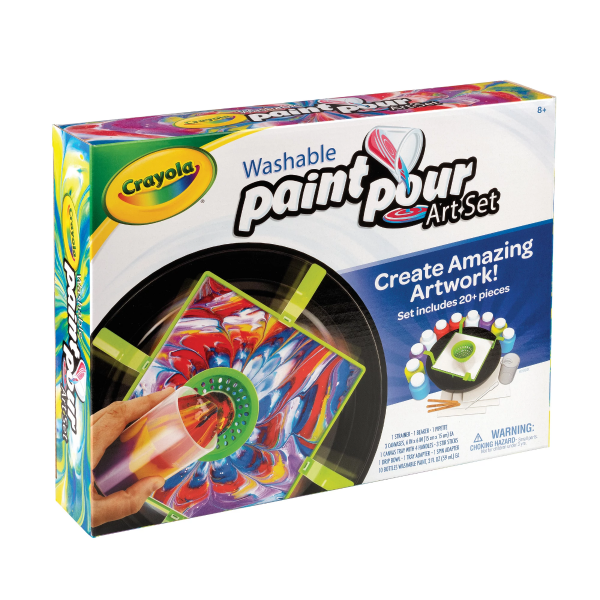 Crayola Washable Paint Pour Art Set