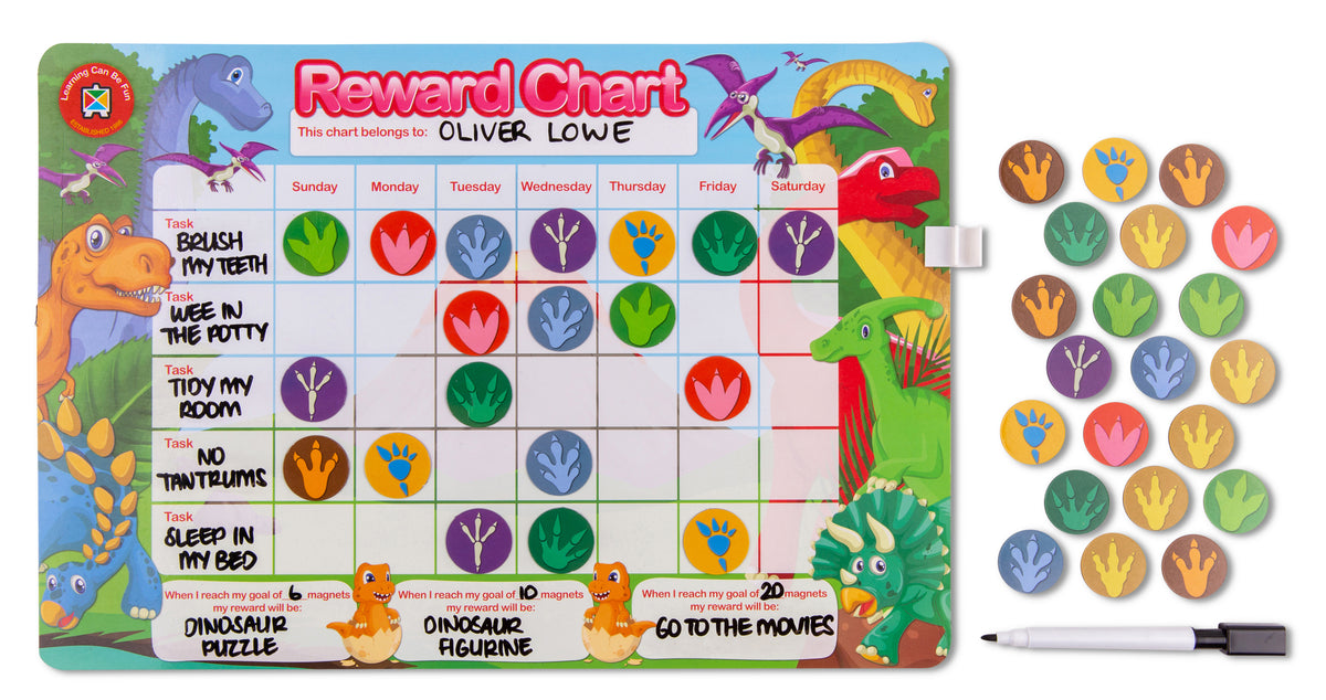 Magnetic Reward Chart Dinosaur