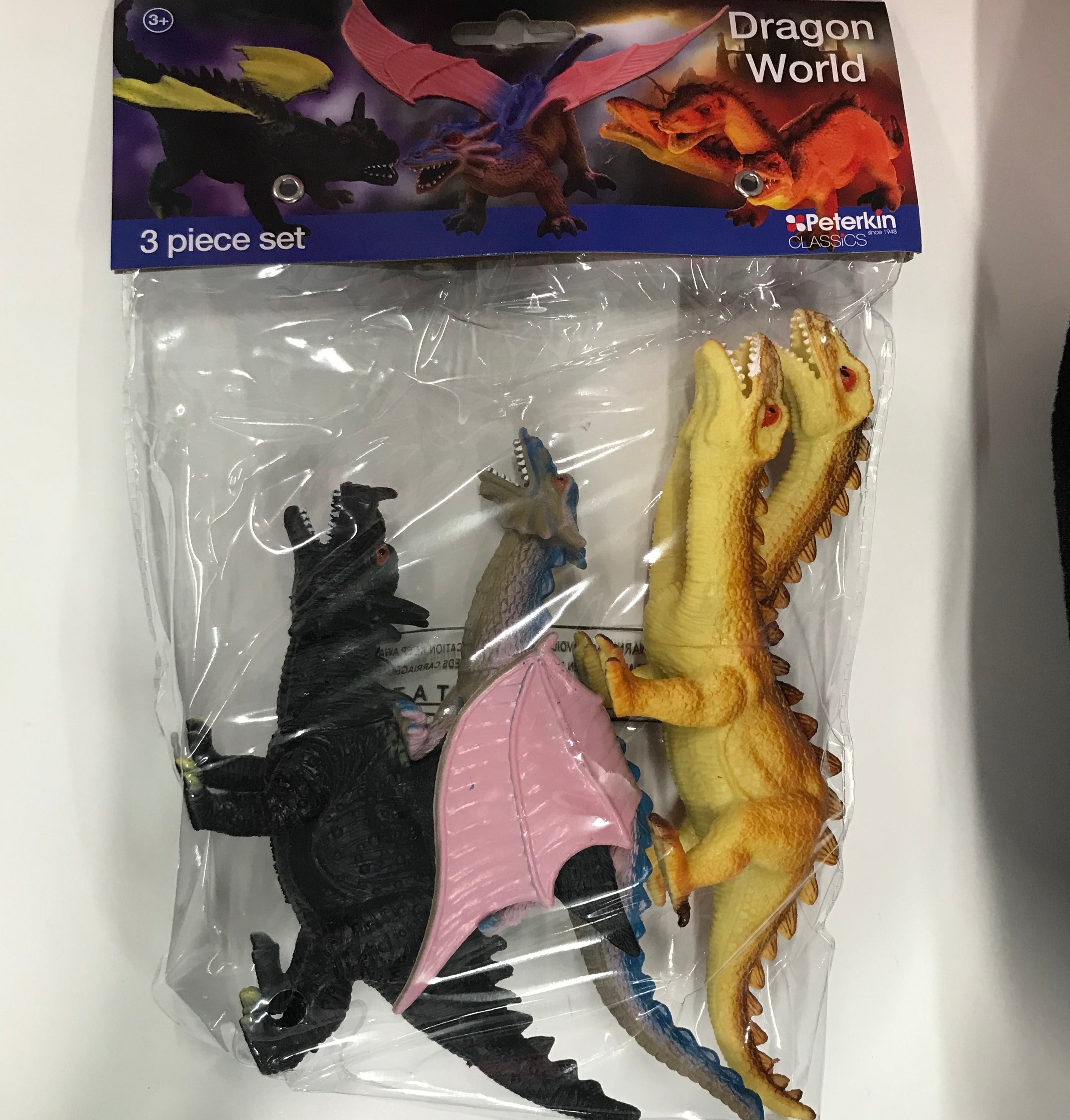 Peterkin Classics Dragon World 3pc Warrnambool Toys and Baby